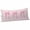 Pink, variant on Purple Bow Body Pillow Covers 20"x54", Cute Bowknot Simple Pure Color Soft Brushed Microfiber Breathable Throw Pillow Covers, Pillowcase with Zipper for Couch Sofa Bedroom Living Room