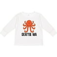 thumbnail image 3 of Inktastic Seattle Octopus Washington Vacation Boys or Girls Long Sleeve Toddler T-Shirt, 3 of 5