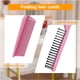 thumbnail image 3 of Peine de pelo plegable, peine cepillo de pelo portátil de viaje, peine de masaje antiestático de doble cabeza, 3 of 5