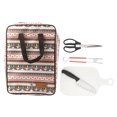 thumbnail image 1 of piezas de cuchillos de barbacoa de acero inoxidable para cocina al aire libre, tabla de cortar, bolsa de picnic, utensilios sencillos, 1 of 14