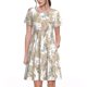 thumbnail image 1 of Disketp Retro Bunny Flower para Vestido de Manga Corta para Mujeres, Vestidos de Verano para Mujeres, Casual y Holgado para la Playa, 1 of 6