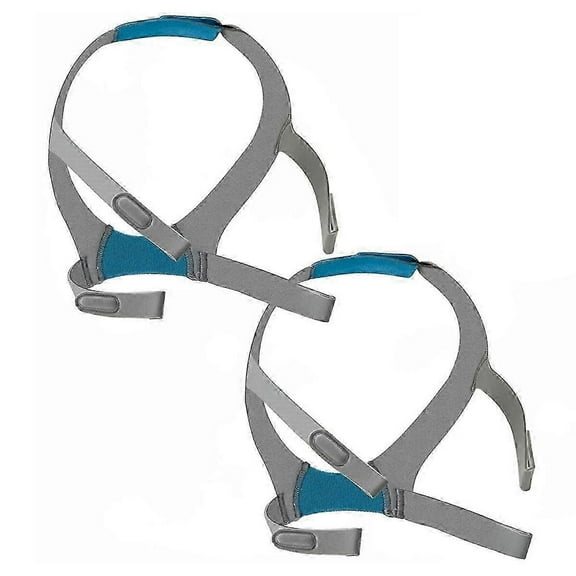 RAIN ResMed F30 CPAP Mask Adjustable Headgear Straps 2-Pack, Magic Tape Replacement