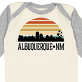 thumbnail image 4 of Inktastic Albuquerque New Mexico Skyline Boys or Girls Long Sleeve Baby Bodysuit, 4 of 5