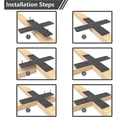 thumbnail image 3 of 2PCS Cross Mending Plate, for Framing Pergolas, X-Truss Connections, 3 of 5