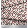 thumbnail image 2 of Soimoi Poly Georgette Fabric Ethnic Ikat Print Sewing Fabric Yard 52 Inch Wide, 2 of 3
