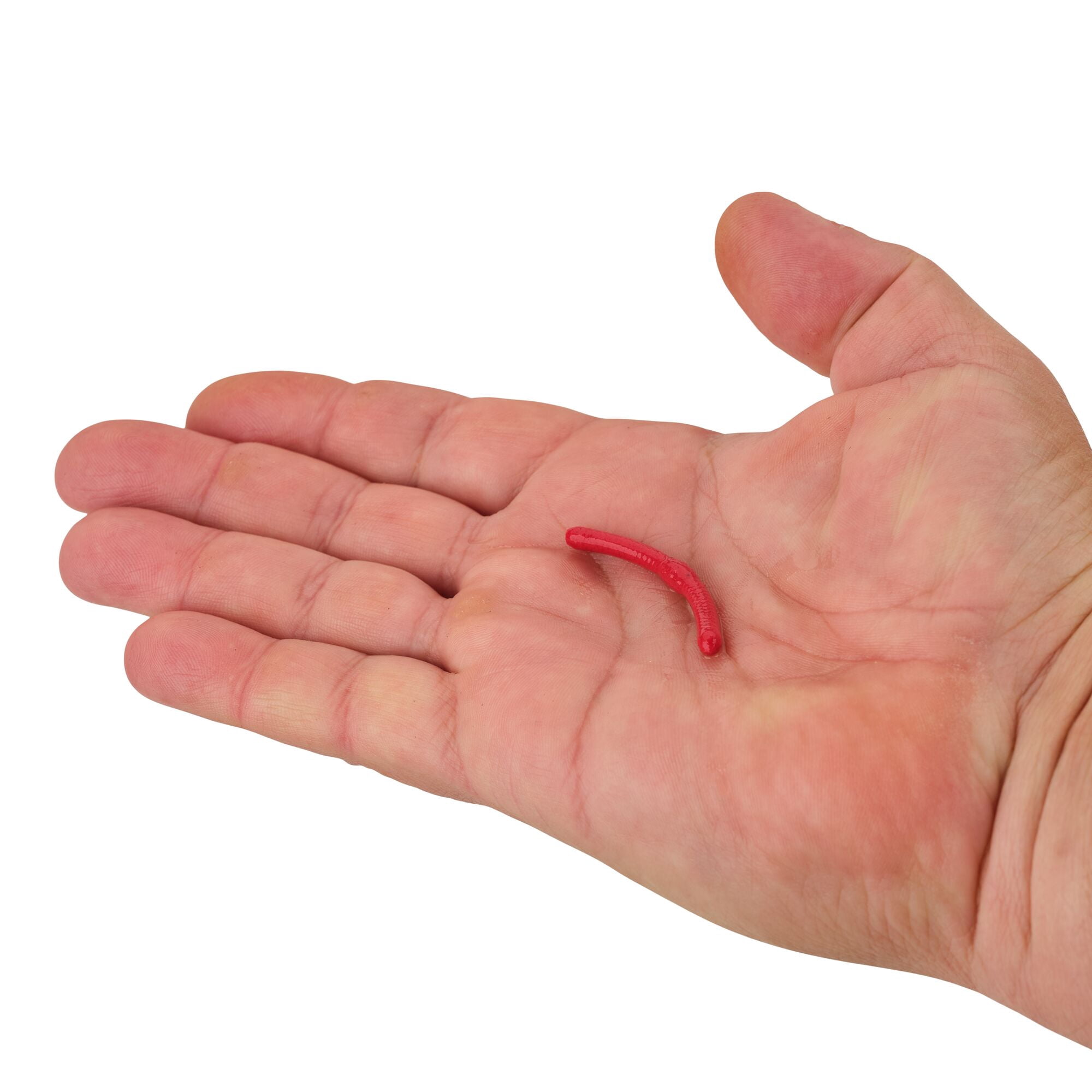 Berkley Gulp! Alive!® Fat Floating Trout Worm, 2 in, Worms, Fluorescent Red (1 Count)