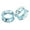 light blue, variant on K-KED 1 Pcs Silicone Flexible Ear Gauges Plugs Expander Double Flared Flesh Tunnels /-white-16mm