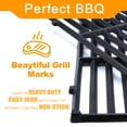 thumbnail image 5 of Uscover 7638 17.5 in Grill Grate Replacement Parts for Weber Spirit E/S 310, E/S 320, E/S 330 Spirit 700, Genesis Silver B/C Gold B/C 1000-3500 Gas Grill, Cast Iron 2 PCS (17.5" x 11.9" x 0.5"), 5 of 11