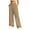 2# Camel, variant on Womens Linen Lounge Pants High Waisted Palazzo Drawstring Wide Leg Trousers Casual Flowy Pants Beach Summer 2026 Camel S