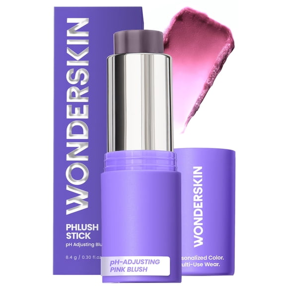 Wonderskin Bâton de Blush - Stick Multi-Usage, Blush Crème pour Joues et Lèvres - Maquillage Activé par le Ph, Rafraîchissant et Nourrissant pour Taches de Joues