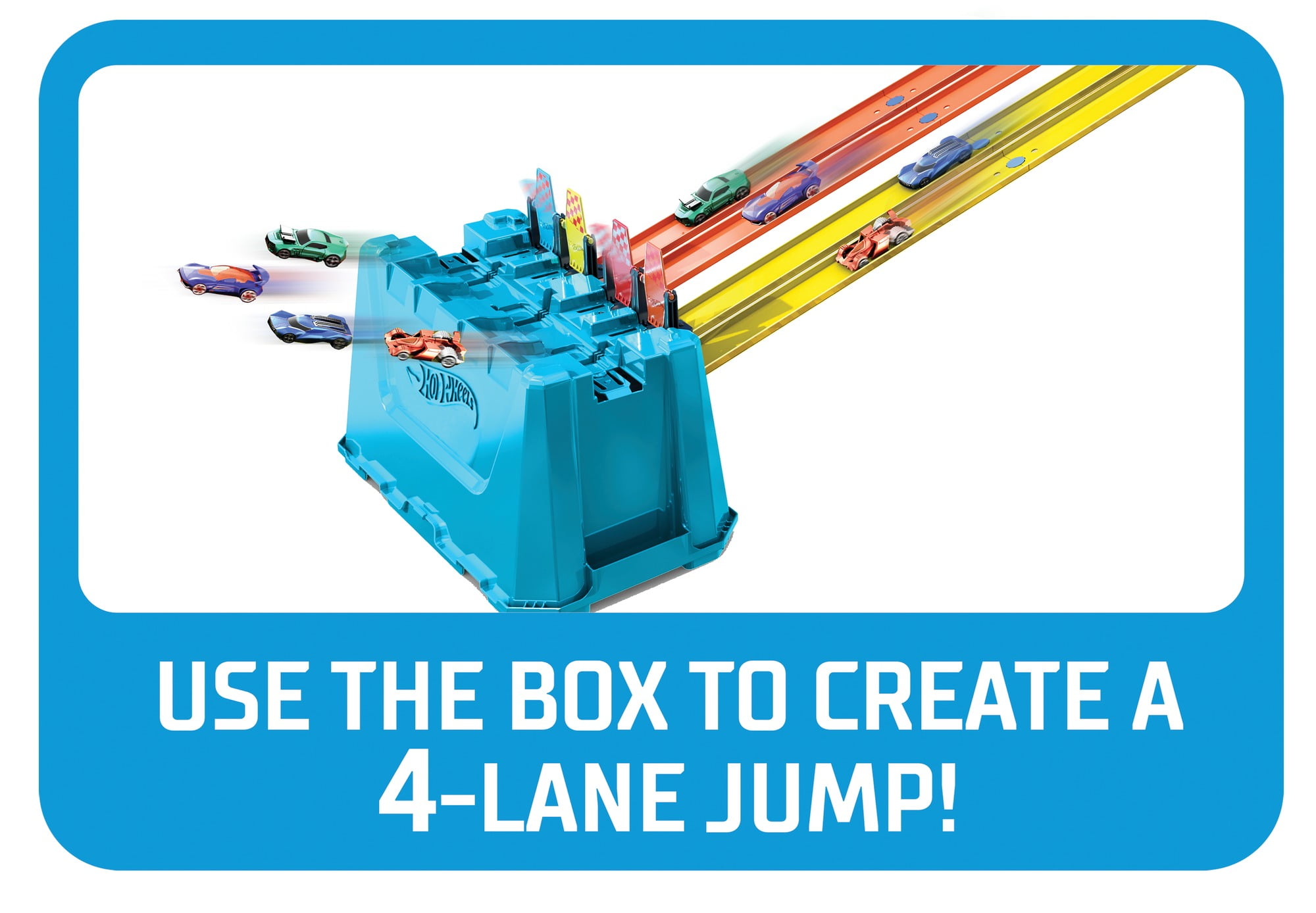 hot wheels track builder gravity box