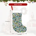 thumbnail image 4 of Salouo Green Leopard Print Christmas Stockings,Large Xmas Stocking Set of 1 Holiday and Farmhouse Stocking for Christmas Holiday Party Decoration(17.7*11 Inch), 4 of 7