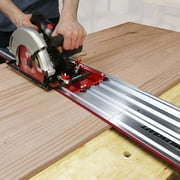 Milescraft 1409 Track Saw Guide Universal Compatibility for Circular Saws with Blades up to . 50 Expandable Cutting Range with 2 Cutting Depth. All Aluminum Construction. Saw Blade