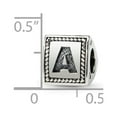 thumbnail image 3 of 925 Sterling Silver Reflections Number 0 Triangle Block Bead; for Adults and Teens; for Women and Men, 3 of 3