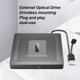 thumbnail image 3 of External CD DVD Drive, Type C Driver Free CD DVD Optical Drive Universal Desktop  For Home, 3 of 8