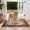 Orange, variant on Washable Area Rug 2'x3' Boho Low Pile Non-Slip Carpet for Living Room Bedroom Dining Room, Stain Resistant Soft Indoor Rug for Office Decor,Orange