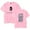 Pink, variant on Julion Alvarez Tour 2025 Merch Short Sleeve T-shirt Unisex Fashion Crew Neck Top