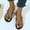 Blue, variant on WIZUTIZ Shower Sandals Women Comfort Retro Womens Slides Summer Jeweled BOHO Sparkly Sandals Platform Heels Shower Shoes Knitted BOHO Beach Sandals Outdoor Non-Slip Sandals