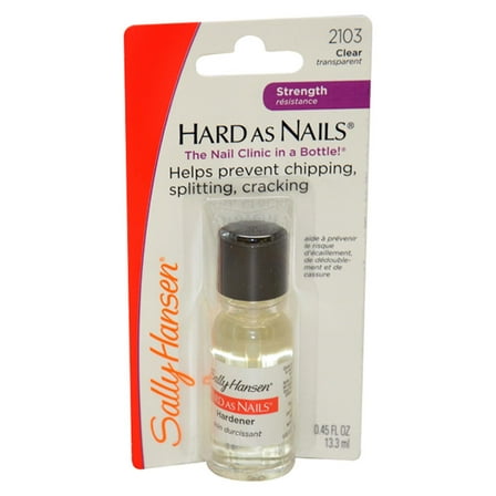 Sally Hansen Hard as Nails Regular #2103 Clear Transparent, 0.45 Oz