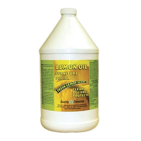 Lemon Oil Furniture Polish - Lemon oils, waxes,moisturizers - 1 gallon (128 (Best Essential Oil For Carpet Freshener)