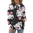 thumbnail image 5 of Kuromi And My Melody Hoodie 3D Print Pullover Hooded Long Sleeve Sweatshirts Tops Blouse with Pocket for Mens Womens, 5 of 8