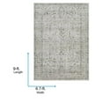 thumbnail image 4 of Livabliss Area Rugs for Living Room, 7x9 Edmonton Traditional Light Gray Rug, Bedroom Dining Room Home Decor Stain Resistant Carpet (6'7" x 9'), 4 of 7
