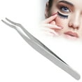 thumbnail image 2 of LAFGUR Outil Applicateur de Cils, Cils, Faux Cils Application Courbée Acier Inoxydable Extension de Cils Clip Auxiliaire, 2 of 8