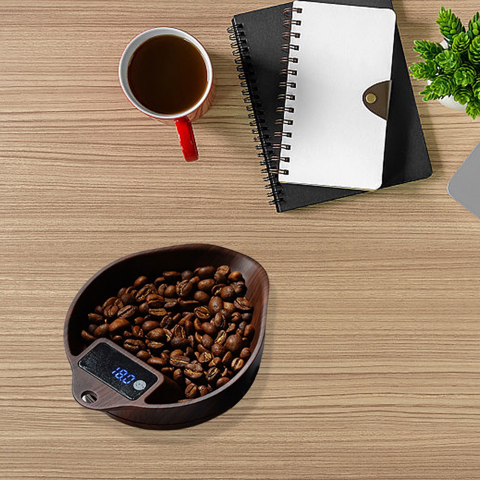 Specollect Clearance 2Pcs Coffee Bean Scale, Espresso Scale for Coffee Beans Weighting/Dosing, Mini Coffee Scale, Digital Kitchen Scale, Coffee Tea Spice,