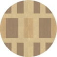 thumbnail image 1 of Ahgly Company Indoor Round Patterned Copper Brown Area Rugs, 4' Round, 1 of 6