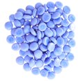 thumbnail image 2 of 100 piezas de plano de mármol guijarros relleno florero decoración Azul claro Sunnimix abalorios de mármol de cristal, 2 of 7