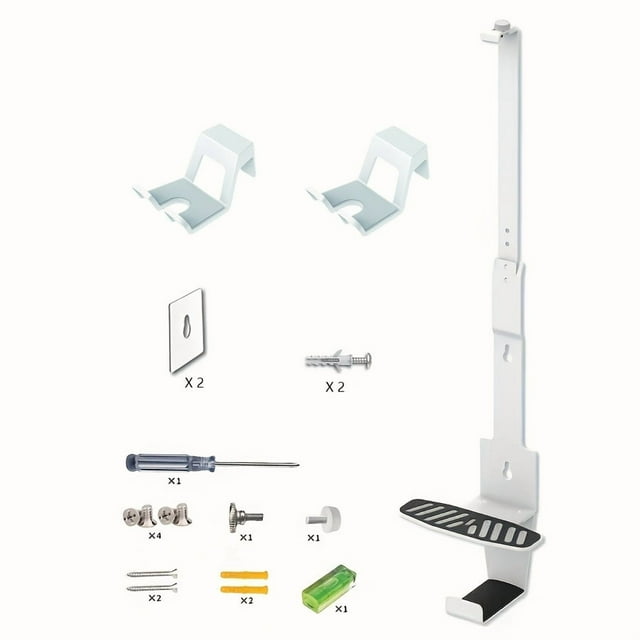 Support Mural pour Manette PS5 et Écouteurs, Trousse de Support Vertical pour Playstation 5 avec 2 Supports de Manette