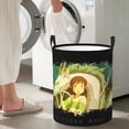 thumbnail image 7 of Spirited Away Laundry Hamper Basket with Handles, Lightweight Storage Basket Toy Organizer Dirty Laundry Basket Waterproof for College Dorms, Bedroom, Bathroom, 7 of 7