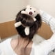 thumbnail image 4 of 2x Hair Ties Cute Bear Cintas de Algodón Esponjosas para Mujeres Y Niñas Caramelo Azul Gris Yuyangstore Cintas para el pelo, 4 of 8