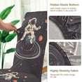 thumbnail image 5 of Yayeee 2 Pack Dining Chair Covers Stretch Parson Chairs Slipcovers Seat Protector, Black Astronaut Space, 5 of 6