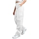 thumbnail image 1 of Pantalones Cargo Mujer Pierna Ancha Elástico Talle Alto Ligero Pantalones De Senderismo Casual Holgado Moda Ropa De Calle Y2k Trajes, 1 of 7