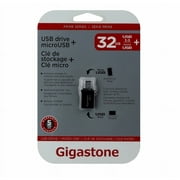 Gigastone OTG USB Drive Metal OTG 32GB USB 3.0 Flash Drive  (GS-U332OTG-R)