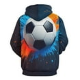 thumbnail image 3 of Football-1 3d Sweatshirts Hoodie Fashion Casual Personality Men's Women Street Hoodie Pullovers Long Sleeve Comfortable Top, 3 of 6