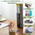 thumbnail image 6 of Bookends 1 Pair Non-Skid Bookend Wood Bookends for Shelves Book Stand for CDs - Elegant Beagle Dog, 6 of 7