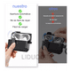 thumbnail image 3 of Fundas Protectora Para AirPods 1 2 3/pro 2 Case + Limpiador, NEGRO, 3 of 5