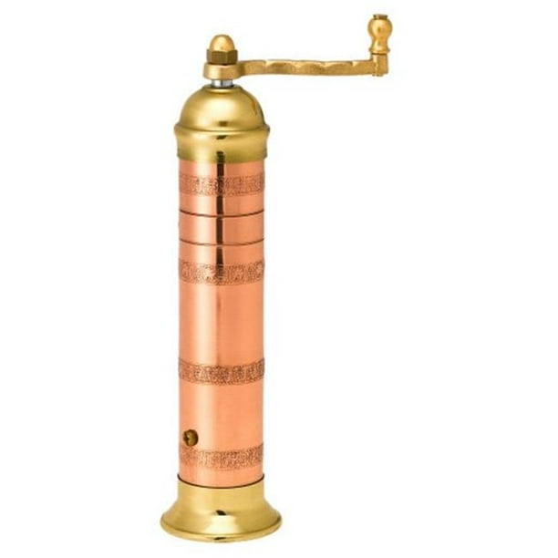 Pepper Mill Imports 414 Atlas 9 Inch Copper And Brass Pepper Mill