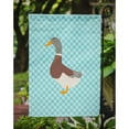 thumbnail image 3 of Caroline's Treasures BB8037GF Saxony Sachsenente Duck Blue Check Flag Garden Size , Small, multicolor, 3 of 3
