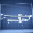 thumbnail image 3 of Handmadetneonsign Trumpets Neon Sign, Trumpet Light Wall Art Decor, Music Band Room Wall Decor, 3 of 5