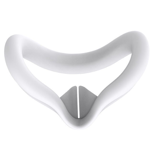 Cojín Facial para Meta Quest3s Máscara Silicona Ojos Al Sudor Accesorios Silico () Blanco