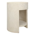 thumbnail image 6 of New Pacific Direct Zivon Round Nightstand/Side Table in Whitewash, 6 of 11
