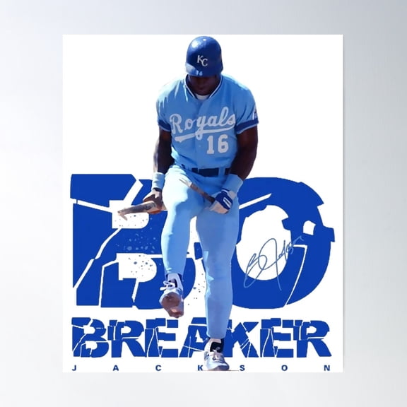 Bo Breaker Jackson Poster Wall Art, Modern Wall Decor For Living Room Bedroom, 8x12 UNFRAMED