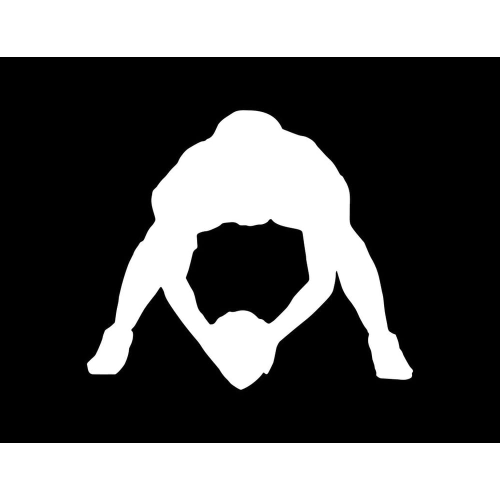 ND110W Football Player Hiking The Ball Decal Sticker 5.5Inches By 4.