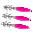 thumbnail image 1 of 3x anzuelos luminosos DYNWAVEMX señuelo que se hunde cebo de pesca fluorescente Rojo, 1 of 8