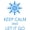 Light Blue, variant on Vinyl Wall Decal: Keep Calm and Let it Go | StickerDecal Movie Quote | Vinyl Wall Decal | Snowflake Bedroom Sticker 22"x26" [DS17]