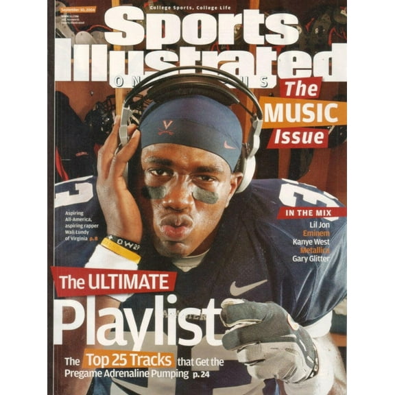 Wali Lundy Virginia Cavaliers 2004 Sports Illustrated on Campus magazine