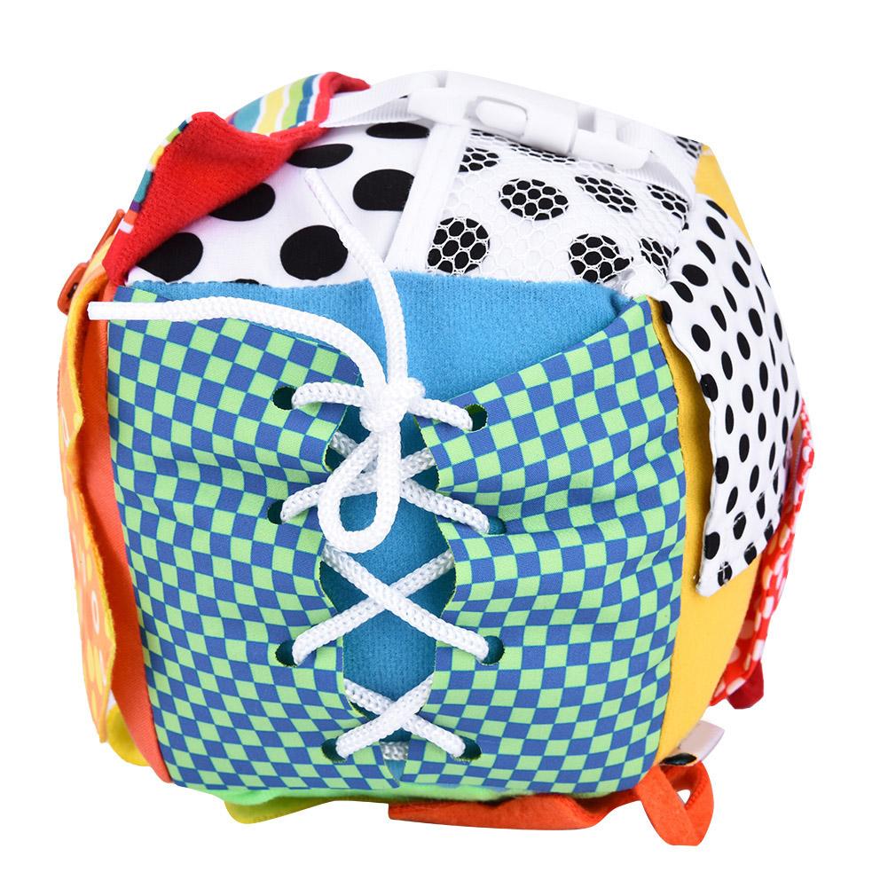 Fdit Cloth Dice, Zipper Button Dice,Toddler Educational Development